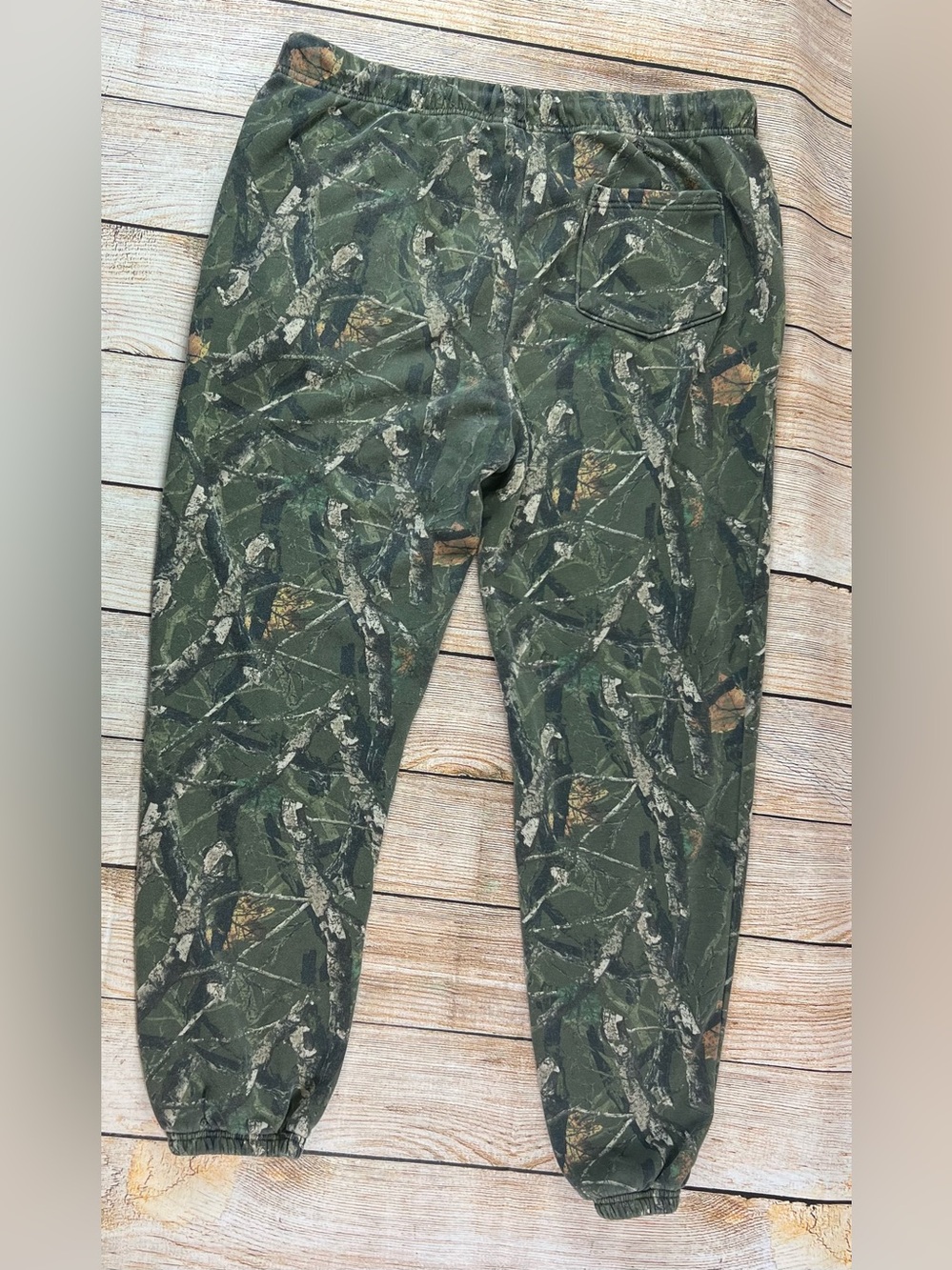 Mens No Boundaries Camo Sweat Jogger Pants Drawstring Pockets Stretch Large - Picture 2 of 7